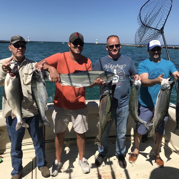 Request a Fishing Charter Date with Sandpiper Fishing Charters Onekama!